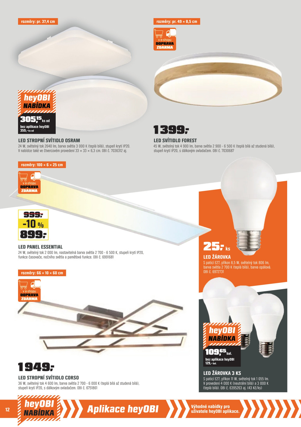 Leták OBI leták - strana 12