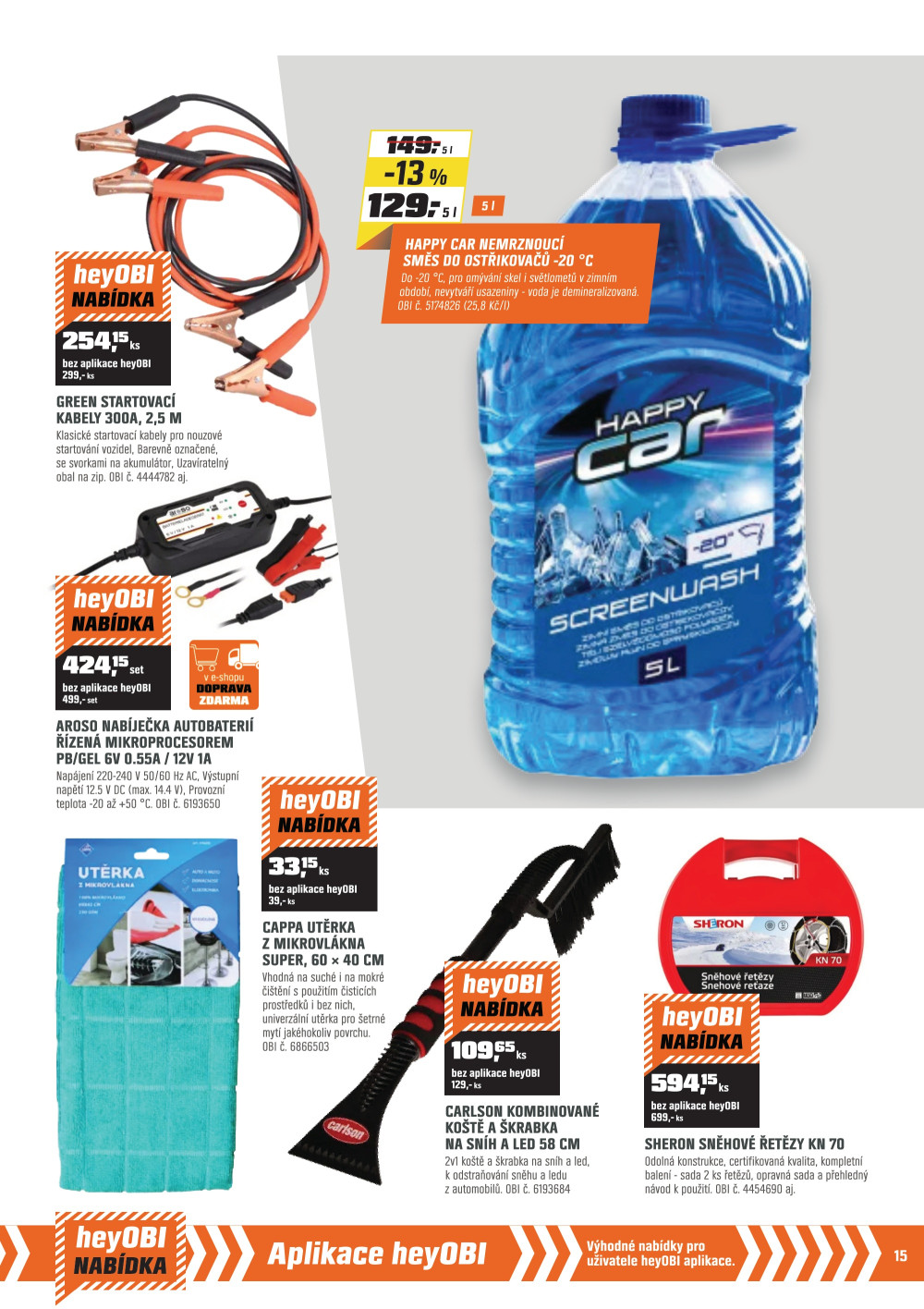 Leták OBI leták - strana 15