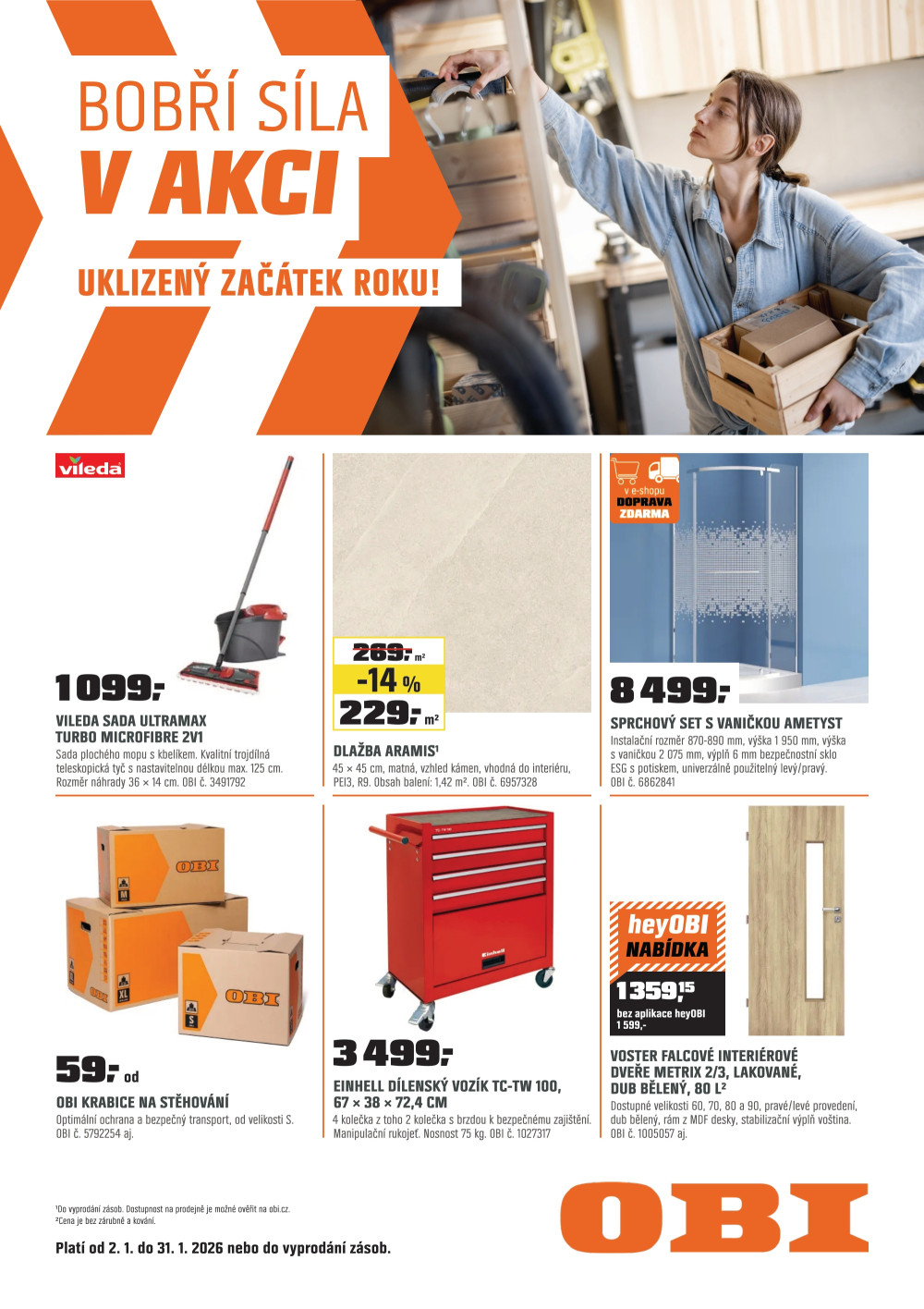 Leták OBI leták - strana 1
