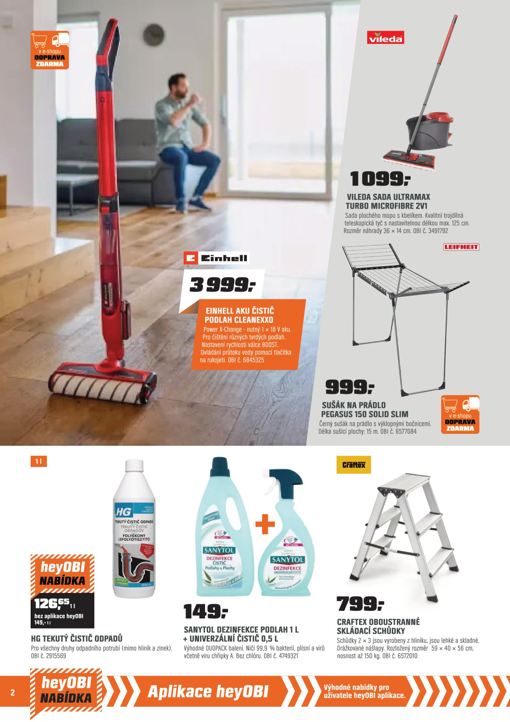 Leták OBI leták - strana 2