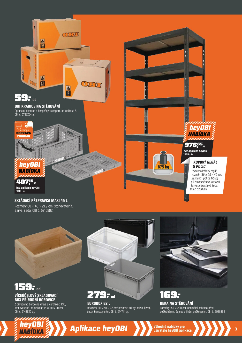 Leták OBI leták - strana 3