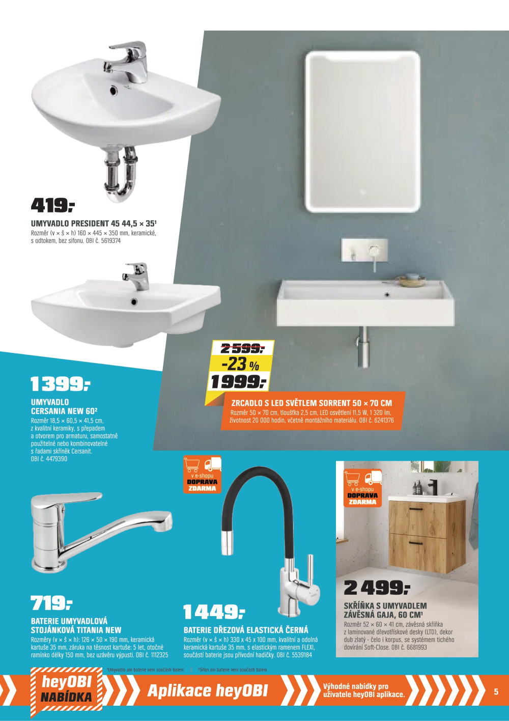 Leták OBI leták - strana 5