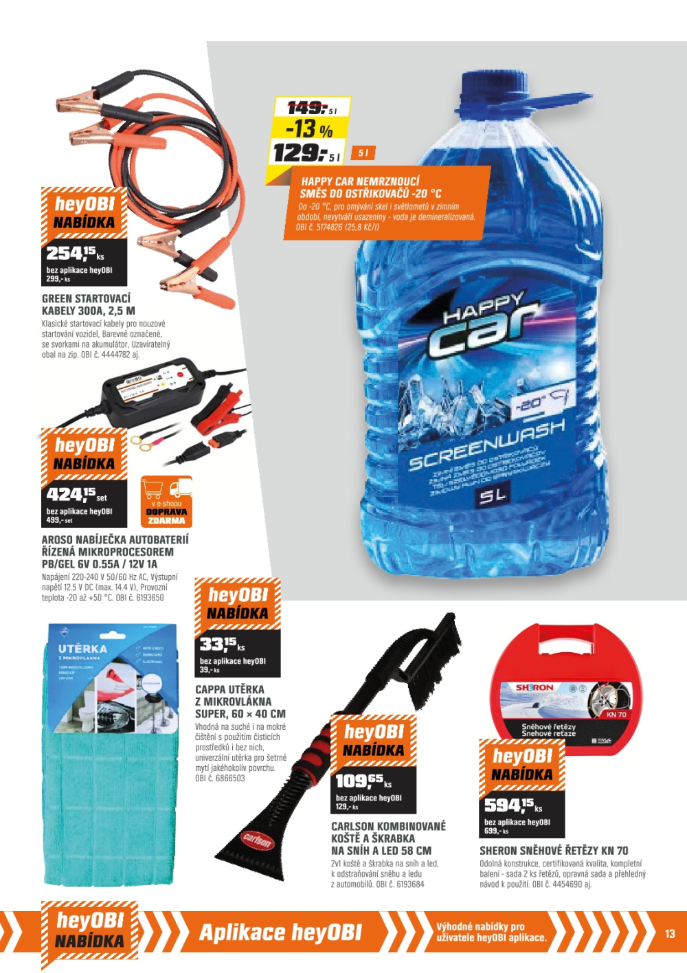 Leták OBI leták - strana 13
