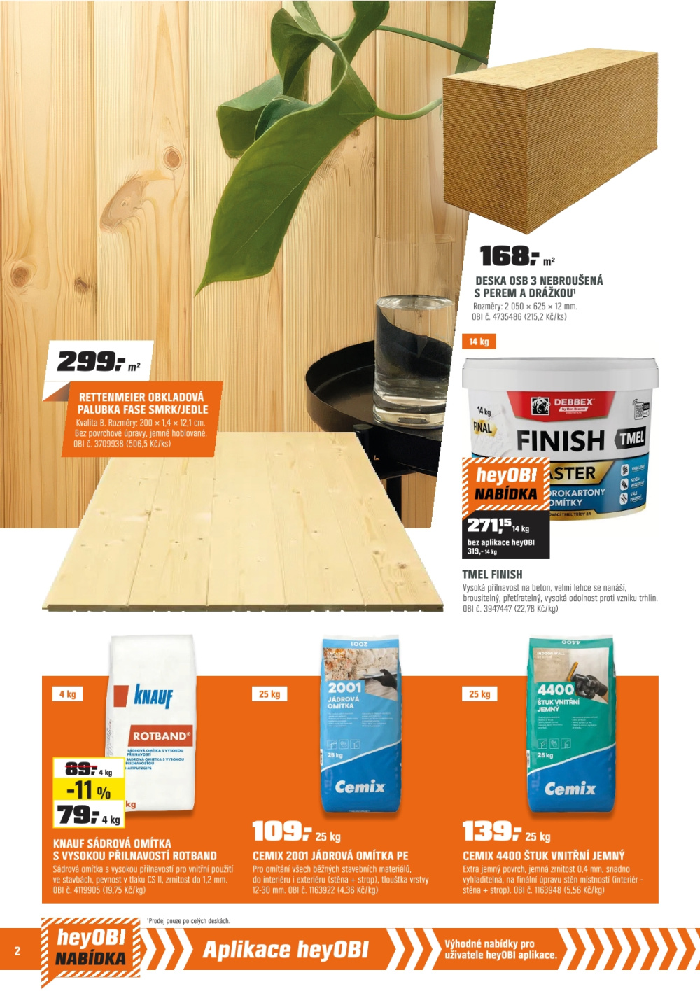 Leták OBI leták - strana 2