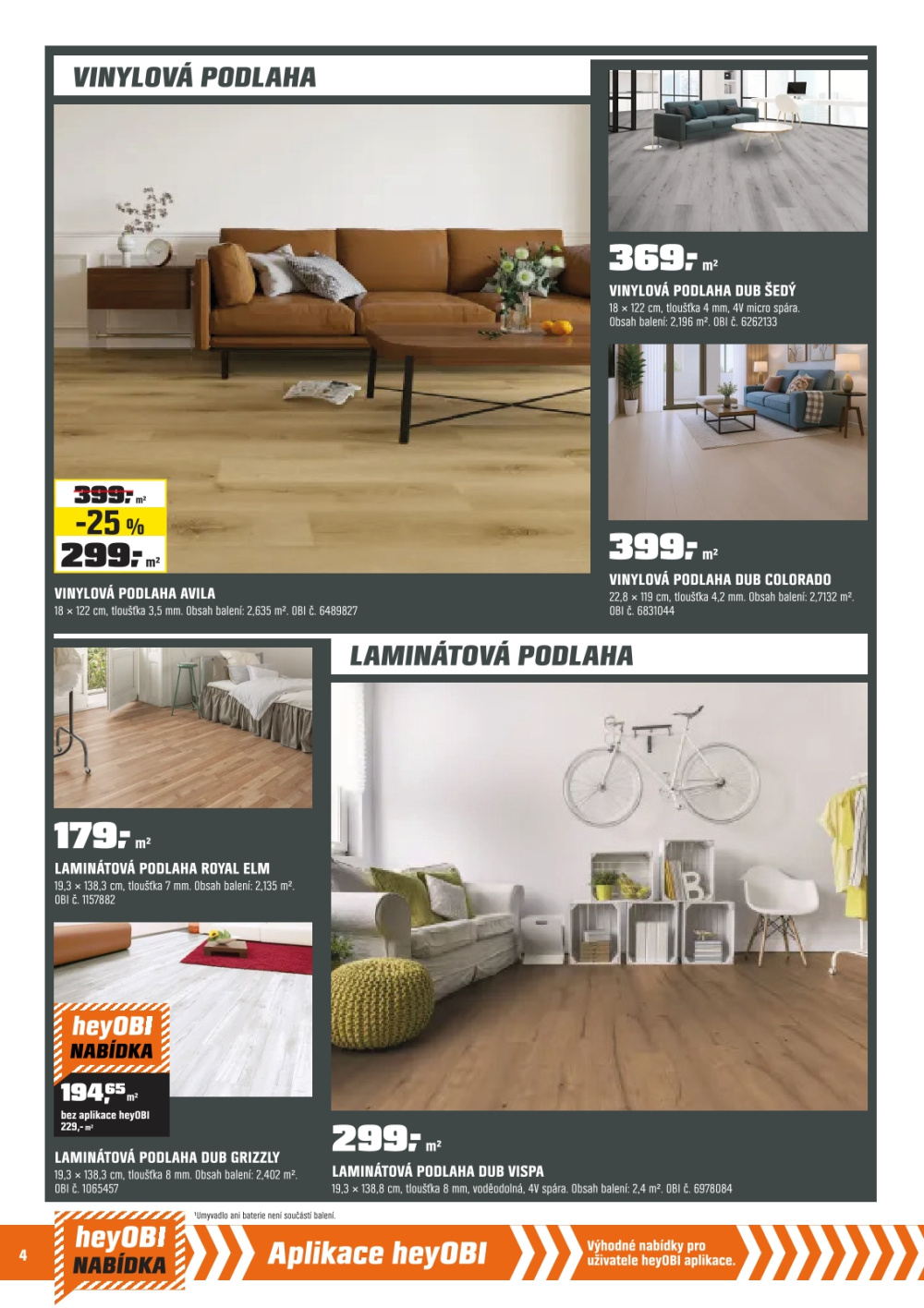 Leták OBI leták - strana 4