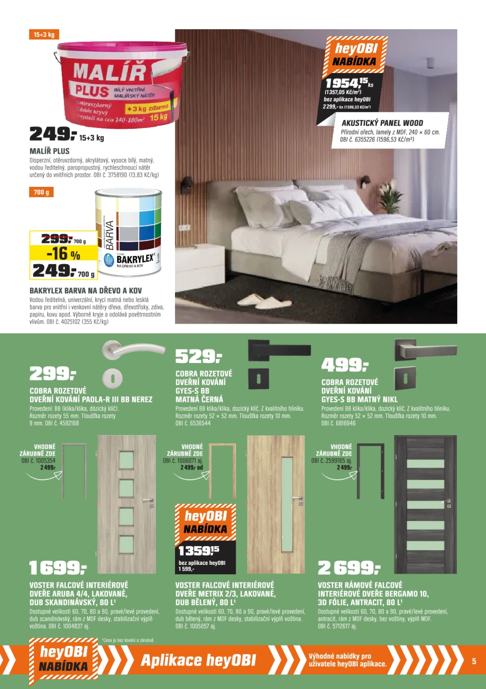 Leták OBI leták - strana 5