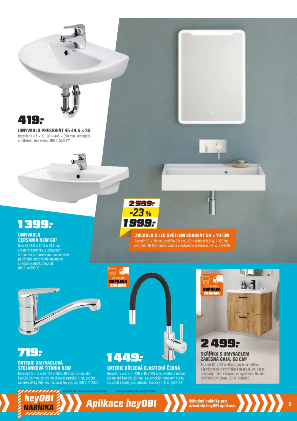 Leták OBI leták - strana 9