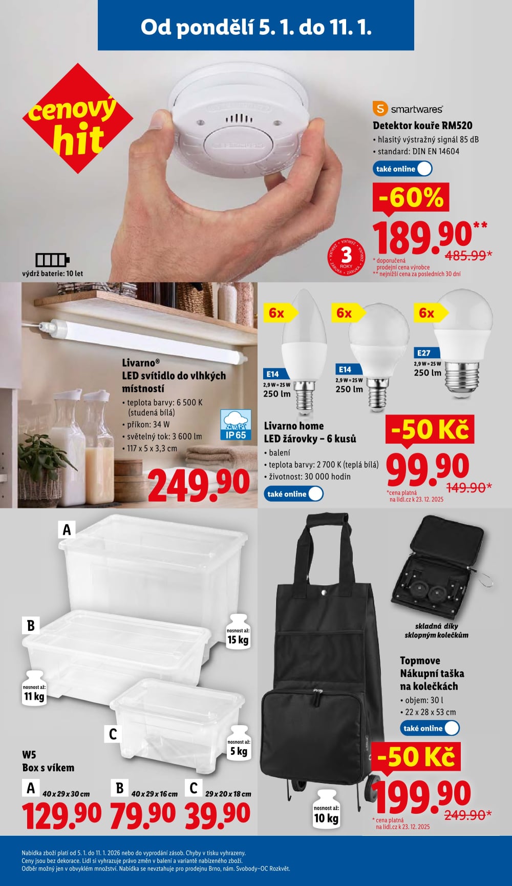 Leták Lidl leták - Nabídka spotřebního zboží - strana 7