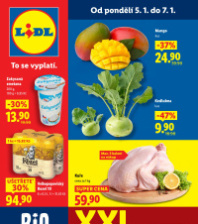 Akční leták Lidl  od pondělí - XXL
