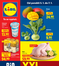 Akční leták Lidl  od pondělí - XXL