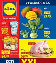 Akční leták Lidl  od pondělí - XXL