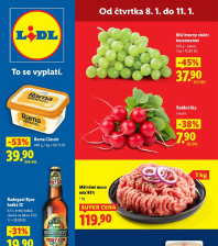 Akční leták Lidl  od čtvrtka