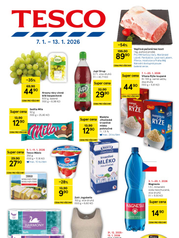 Tesco hypermarket leták