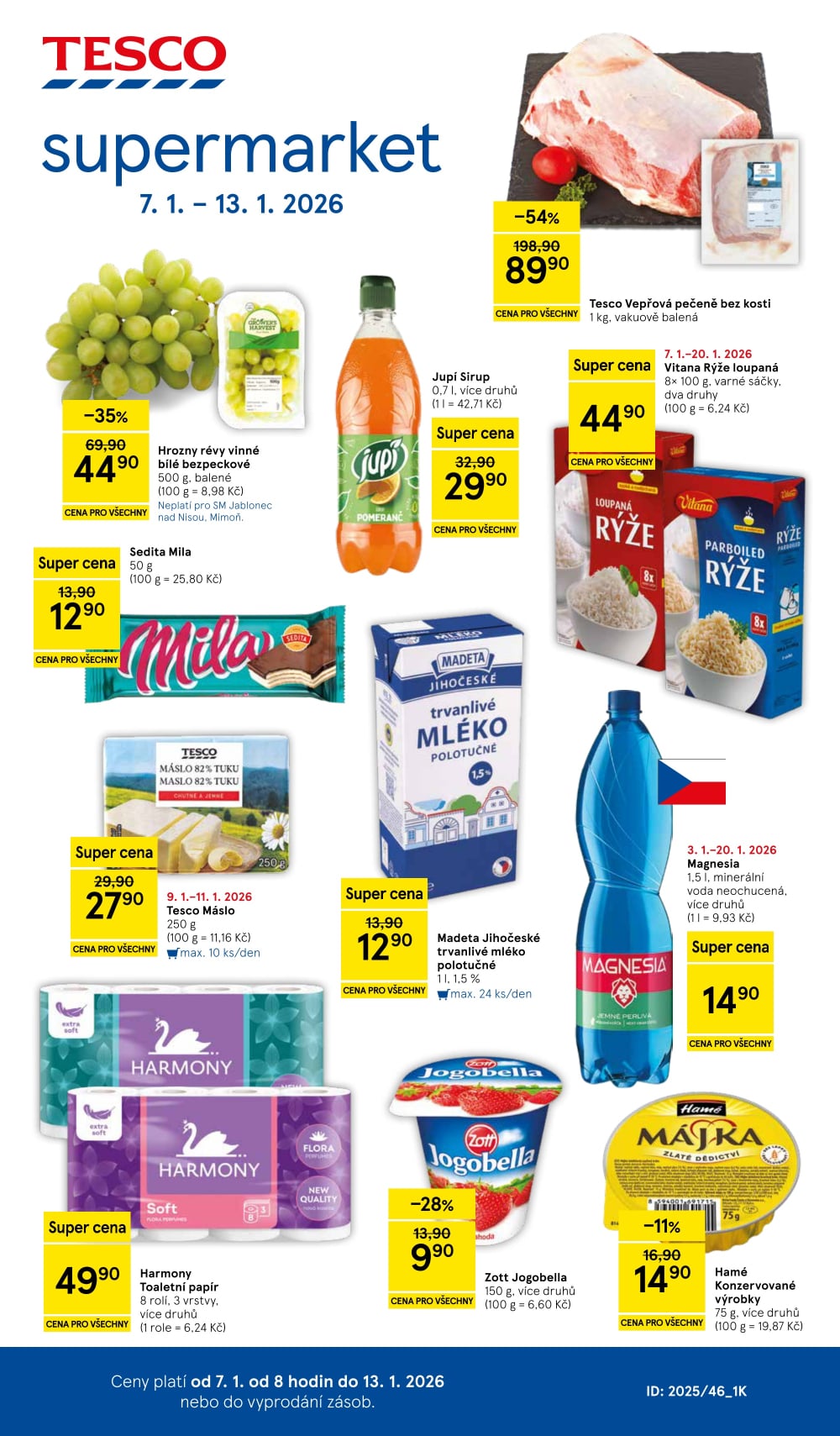 Leták Tesco supermarket leták - strana 1