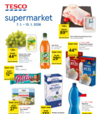 Akční leták Tesco supermarket 