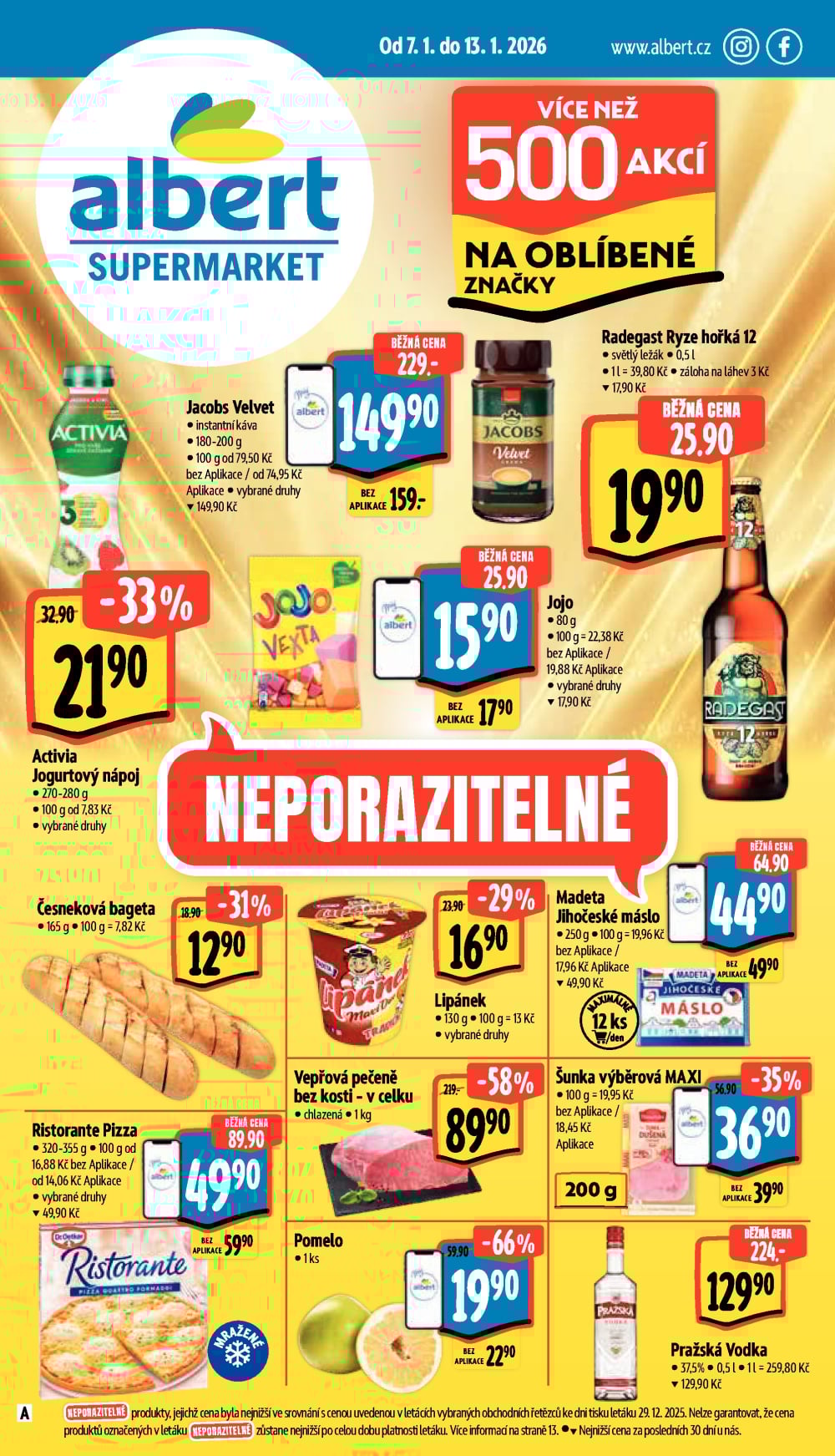 Leták Albert Supermarket leták - strana 1