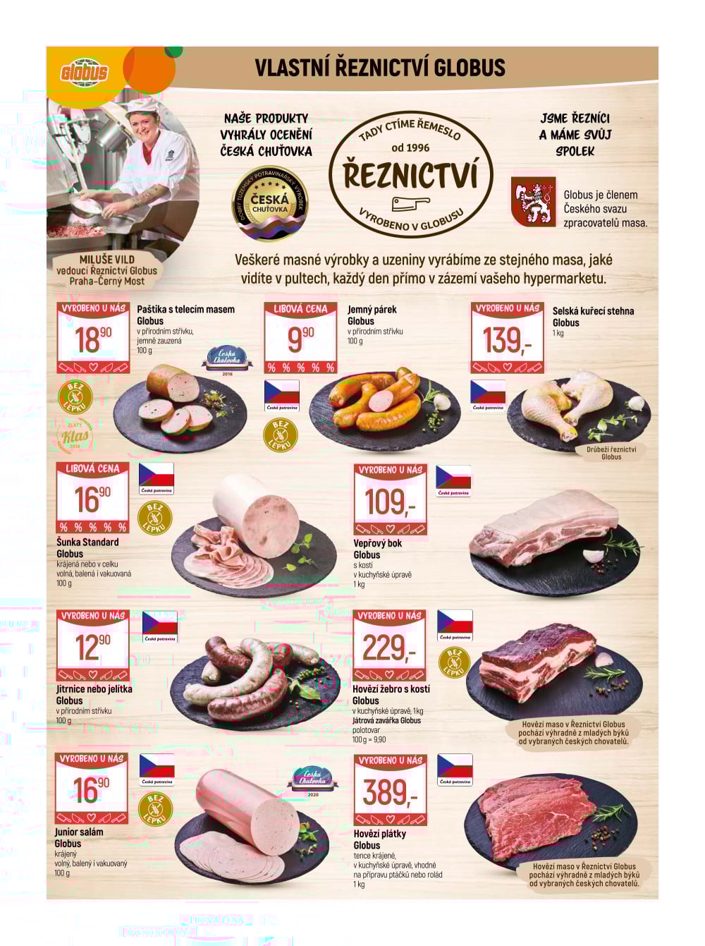 Leták Globus leták Praha - Černý Most - strana 7