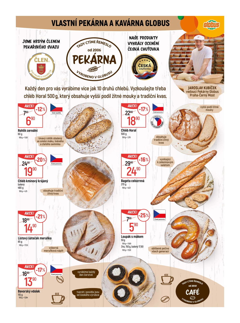 Leták Globus leták Praha - Černý Most - strana 8