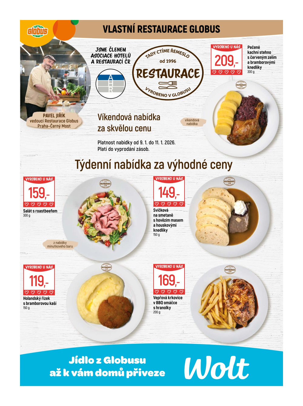 Leták Globus leták Praha - Černý Most - strana 9