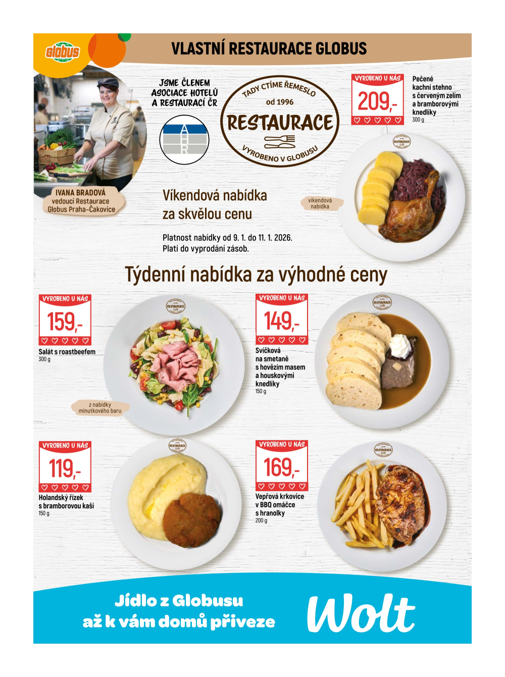 Leták Globus leták Praha - Čakovice - strana 9