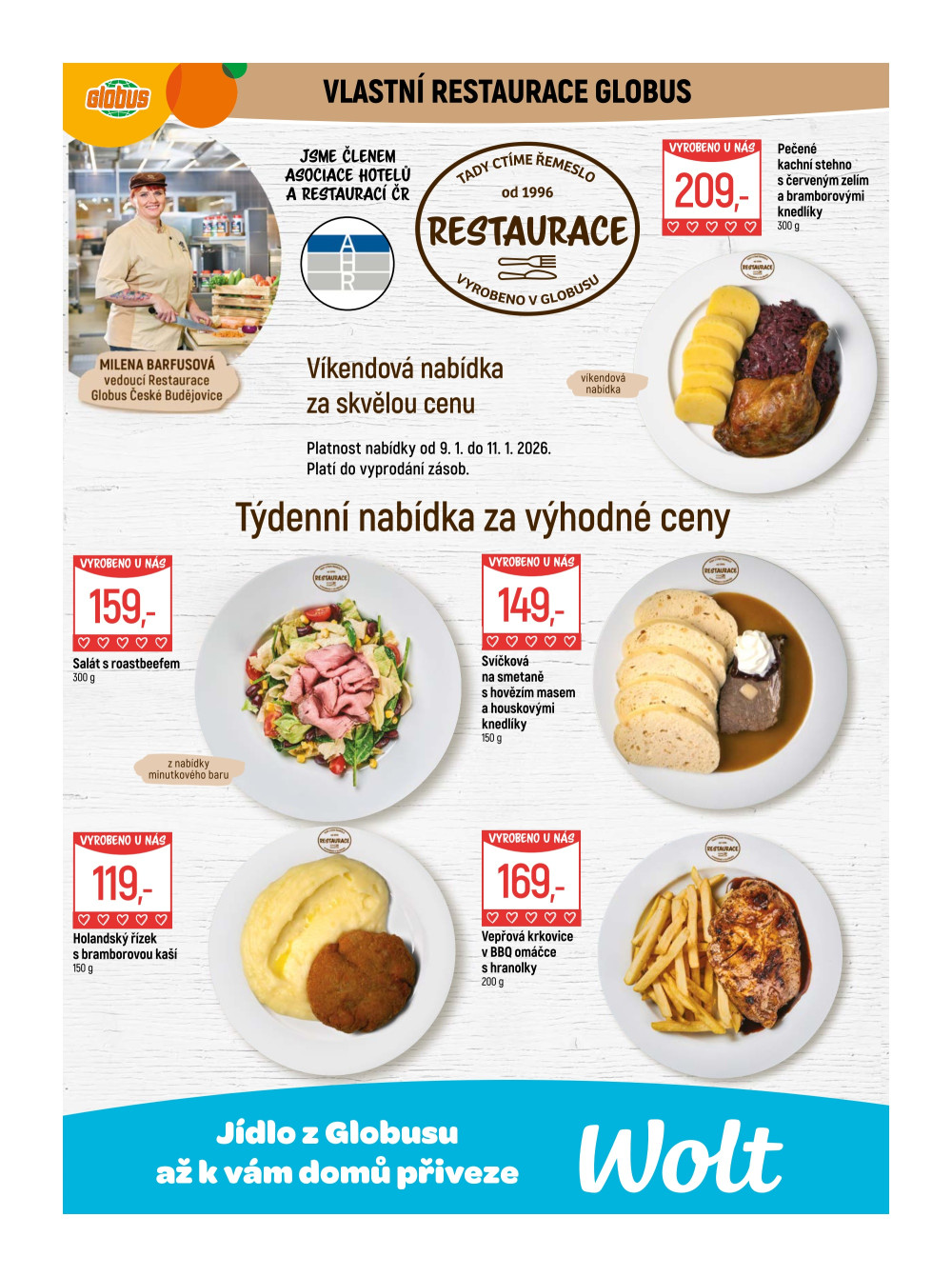 Leták Globus leták České Budějovice - strana 9