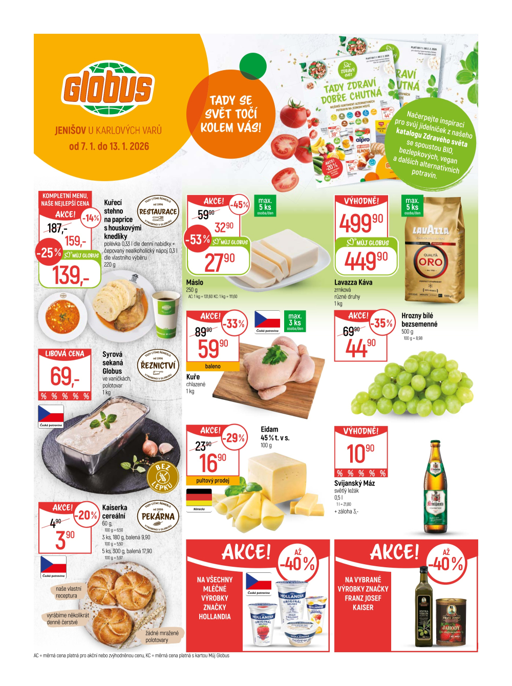 Leták Globus leták Jenišov (Karlovy Vary) - strana 1
