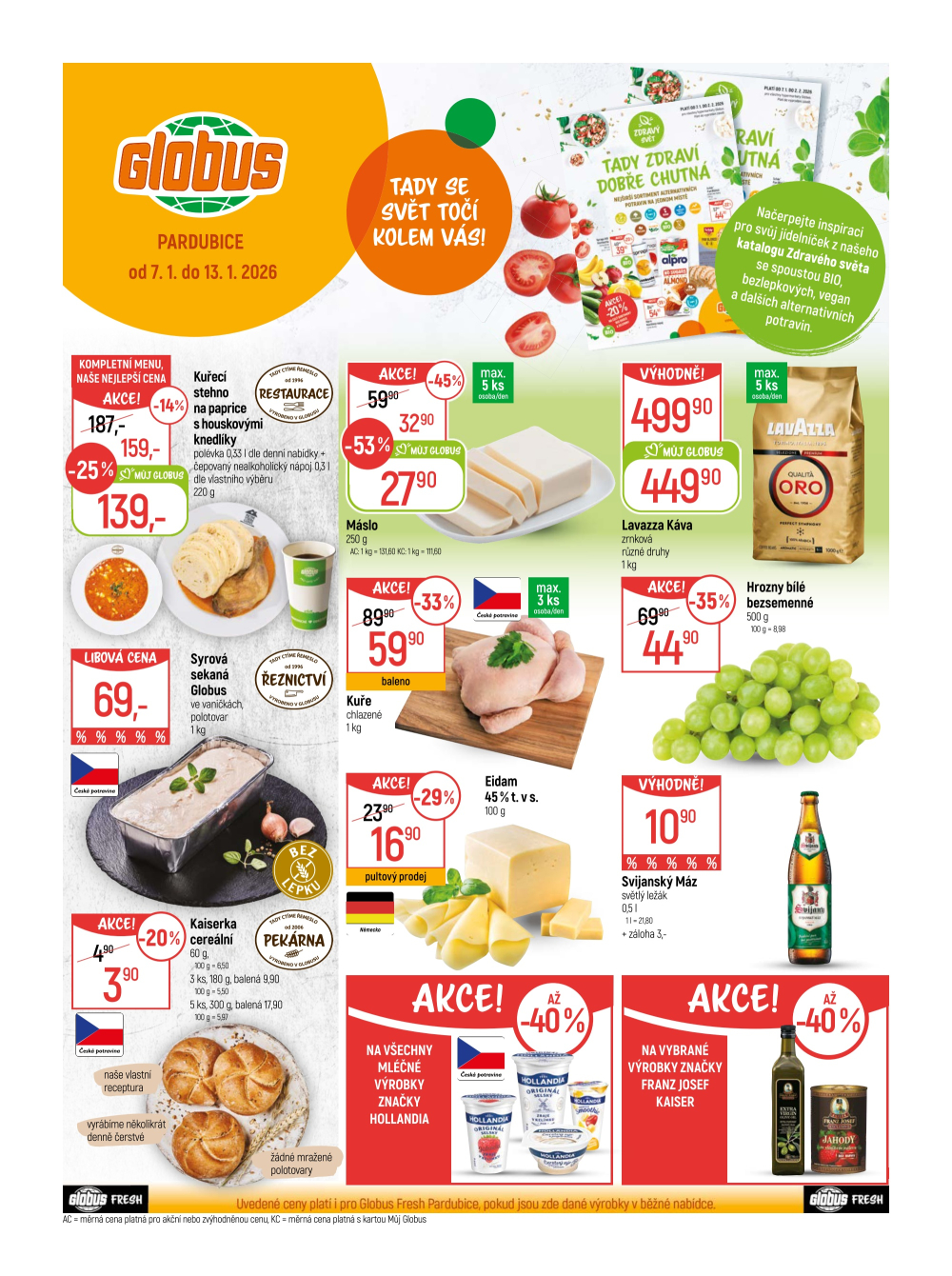 Leták Globus leták Pardubice - strana 1