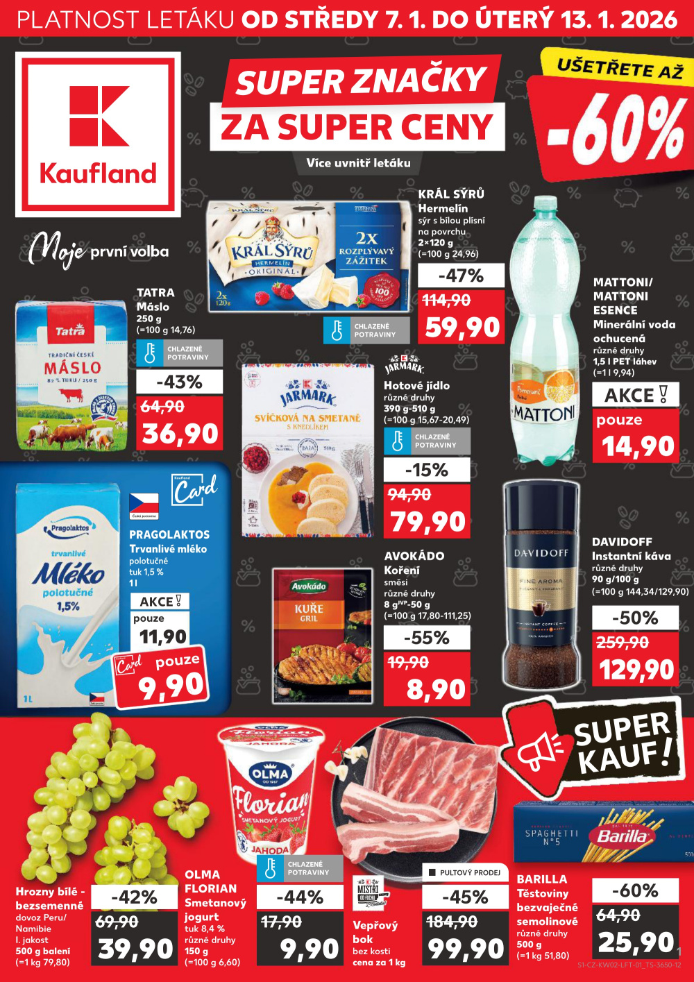 Leták Kaufland leták Cheb - strana 1