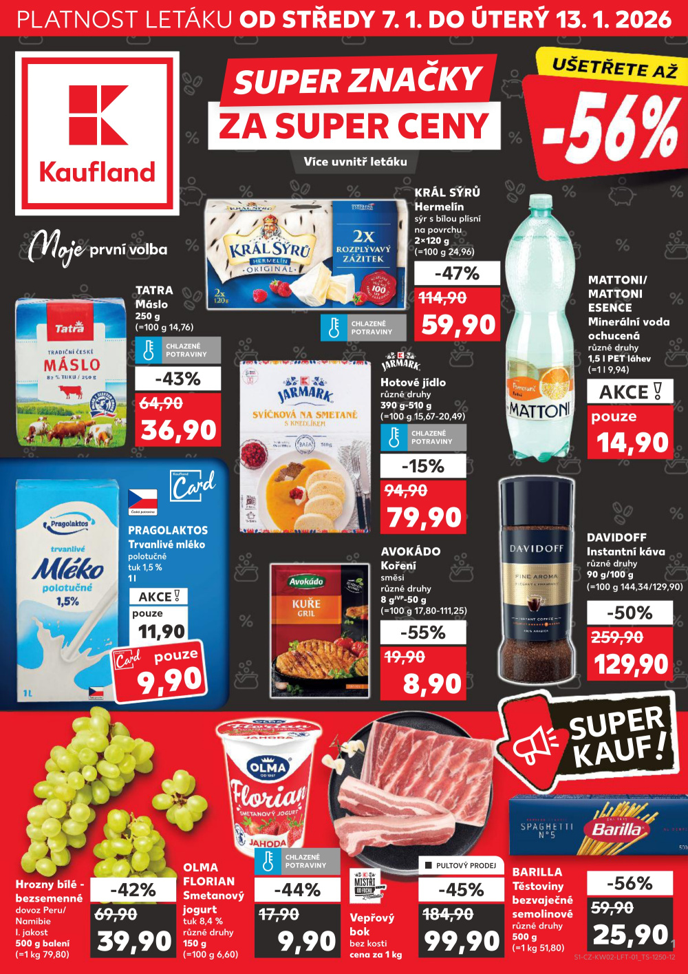 Leták Kaufland leták Ostrov - strana 1