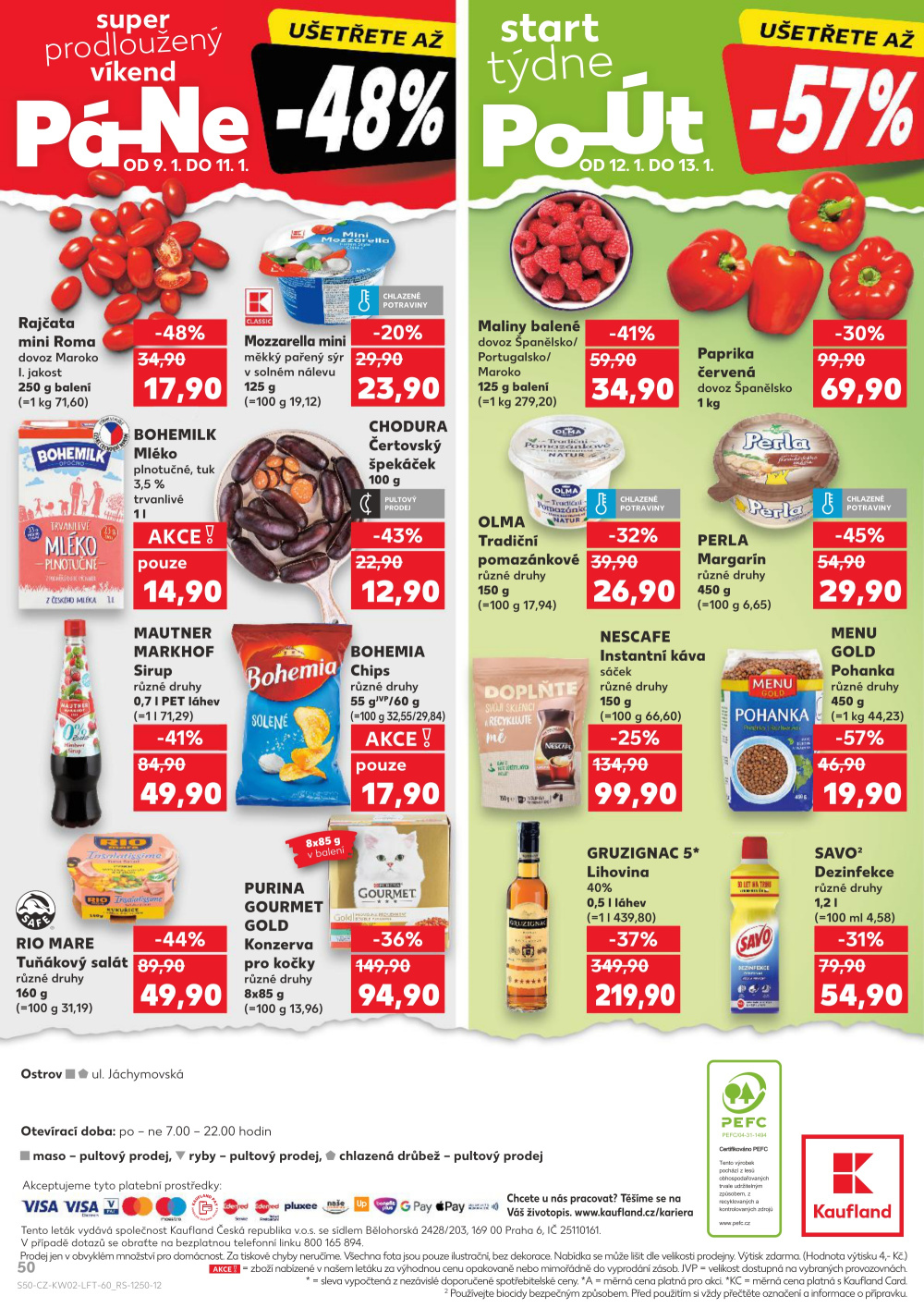 Leták Kaufland leták Ostrov - strana 50