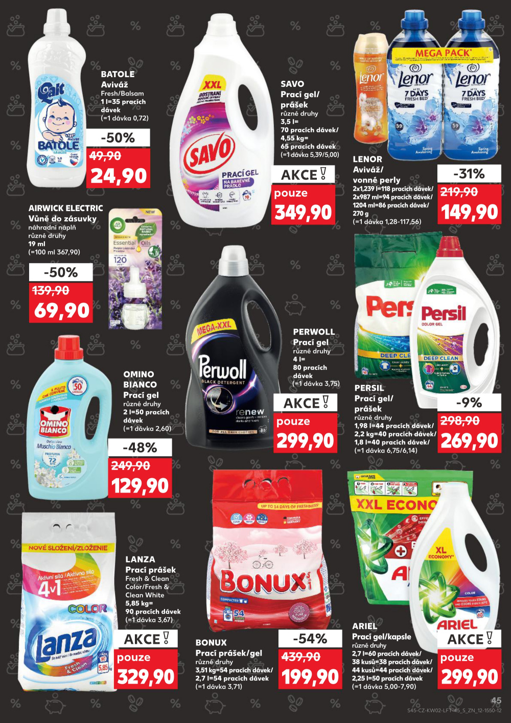 Leták Kaufland leták Mariánské Lázně - strana 45