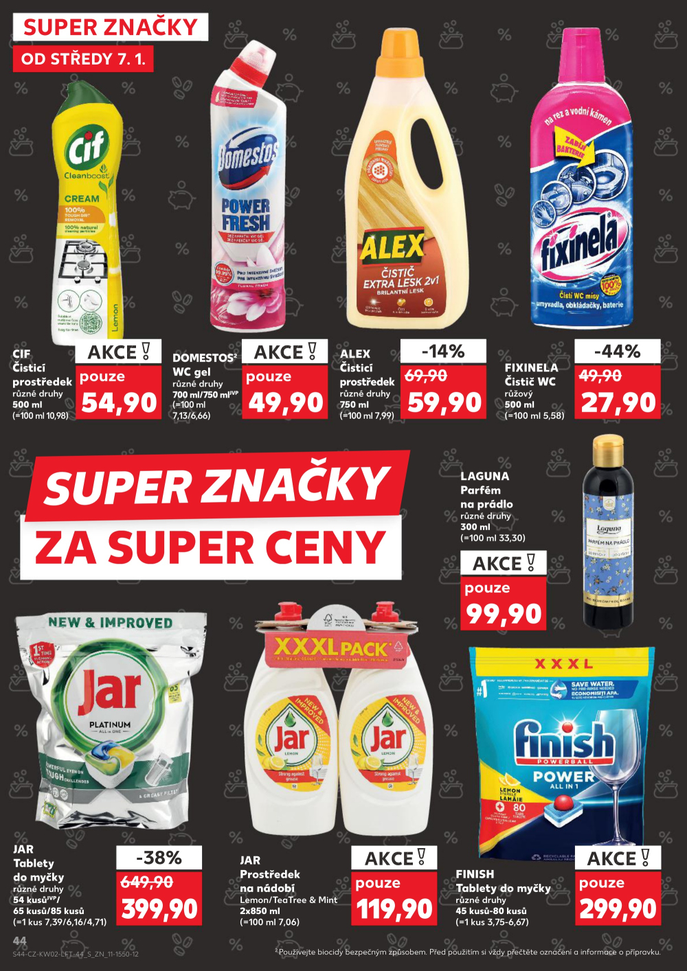 Leták Kaufland leták Praha 6 - Podbaba - strana 44
