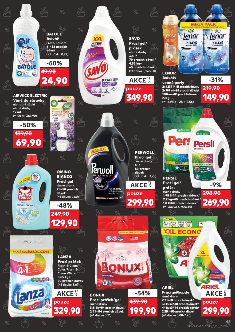 Leták Kaufland leták Praha 3 - Jarov - strana 45