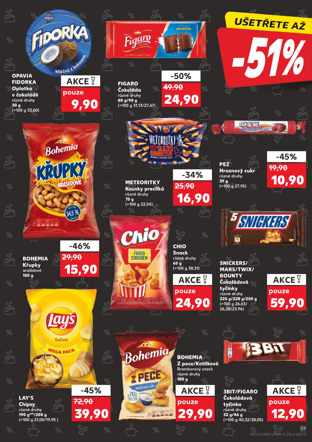 Leták Kaufland leták Prostějov, Okružní ulice - strana 39