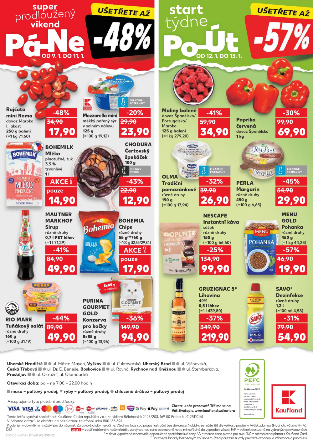 Leták Kaufland leták Prostějov, Okružní ulice - strana 50