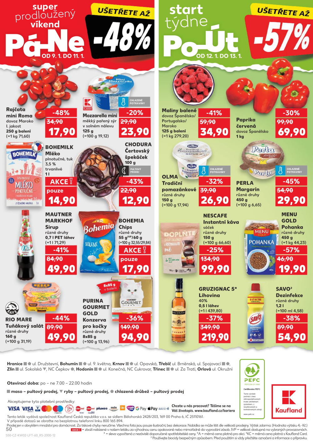 Leták Kaufland leták Třebíč, Brněnská - strana 50