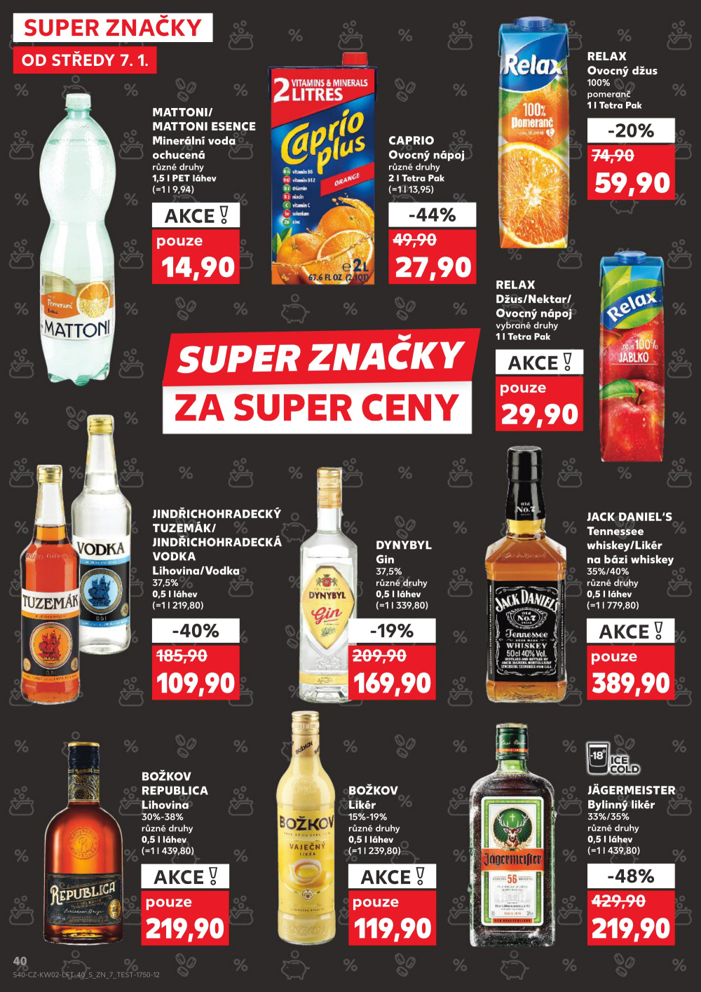 Leták Kaufland leták Humpolec - strana 40