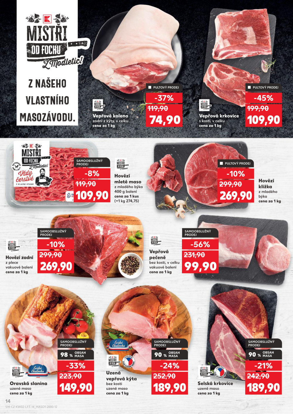 Leták Kaufland leták Nový Jičín - strana 14