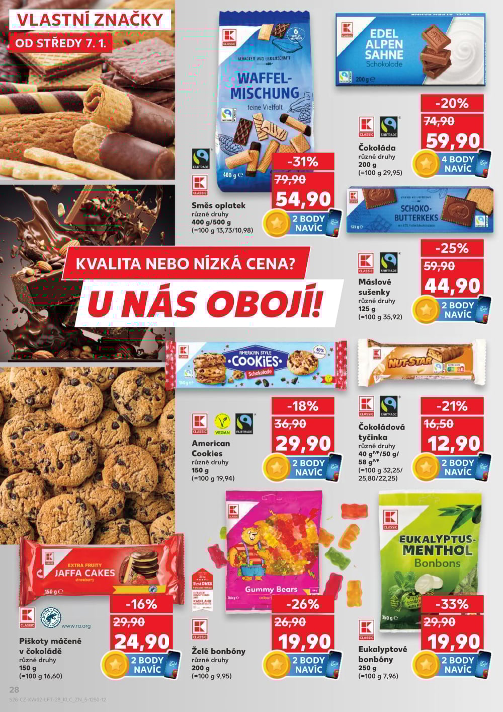 Leták Kaufland leták Praha 8 - Libeň - strana 28