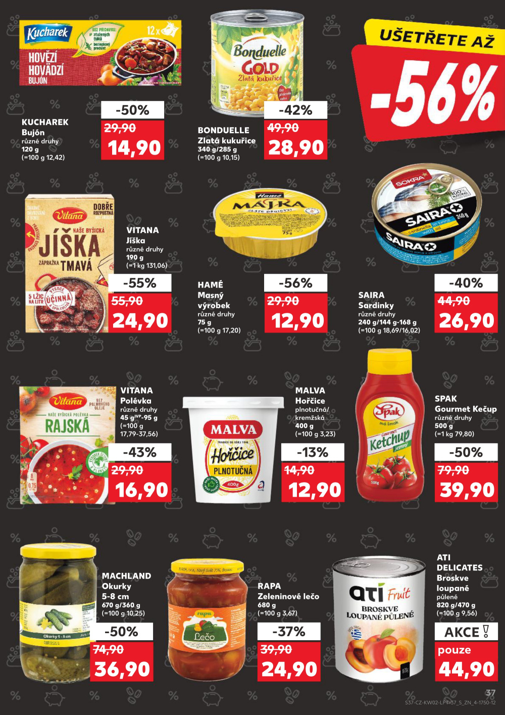 Leták Kaufland leták Jablonec nad Nisou, Jateční - strana 37