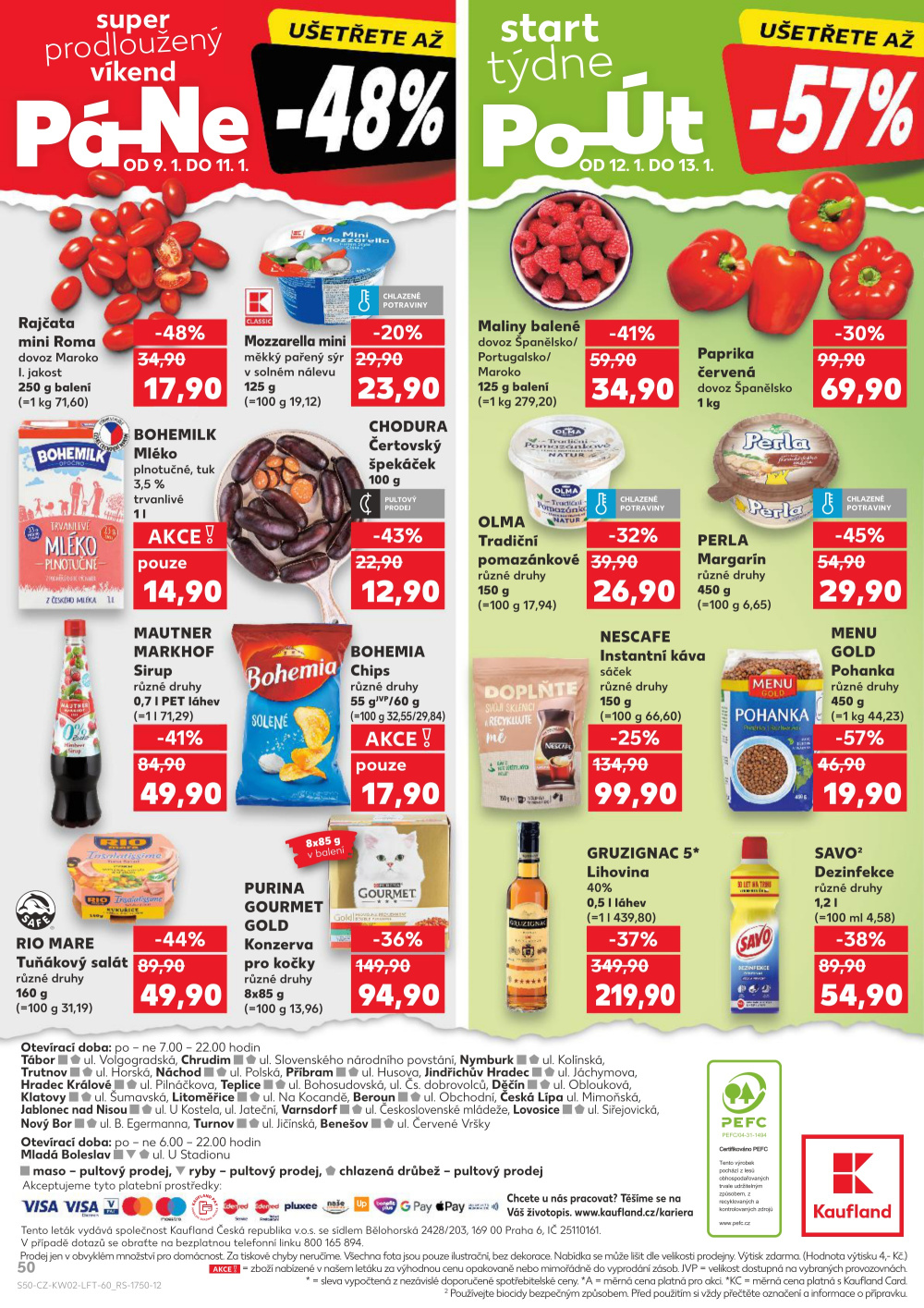 Leták Kaufland leták Nový Bor - strana 50