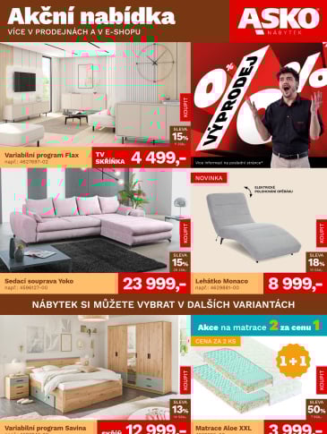 ASKO nábytek leták - Akční nabídka