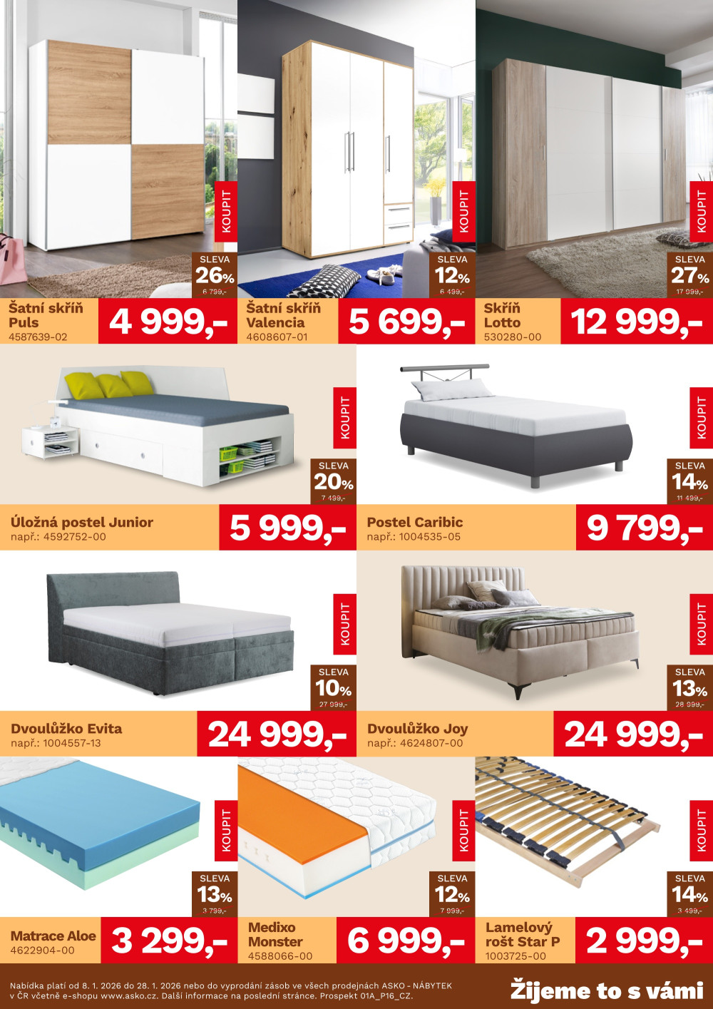 Leták ASKO nábytek leták - Akční nabídka - strana 3