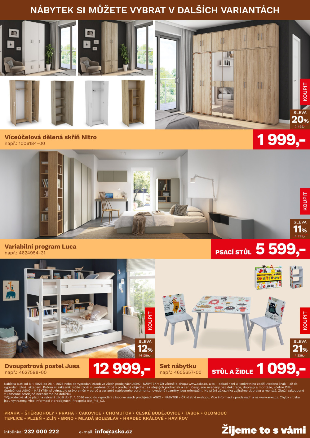 Leták ASKO nábytek leták - Akční nabídka - strana 4