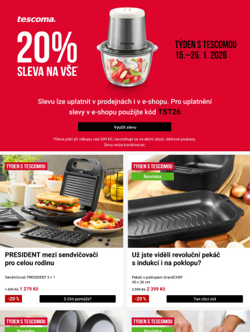 Tescoma leták - Týden s Tescomou