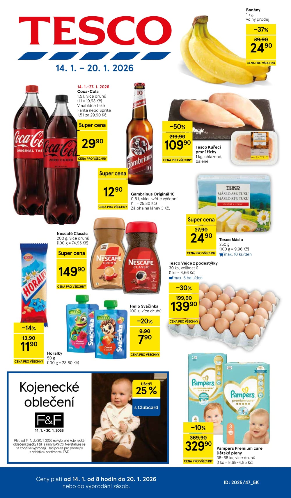 Leták Tesco hypermarket leták - strana 1