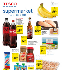 Akční leták Tesco supermarket 