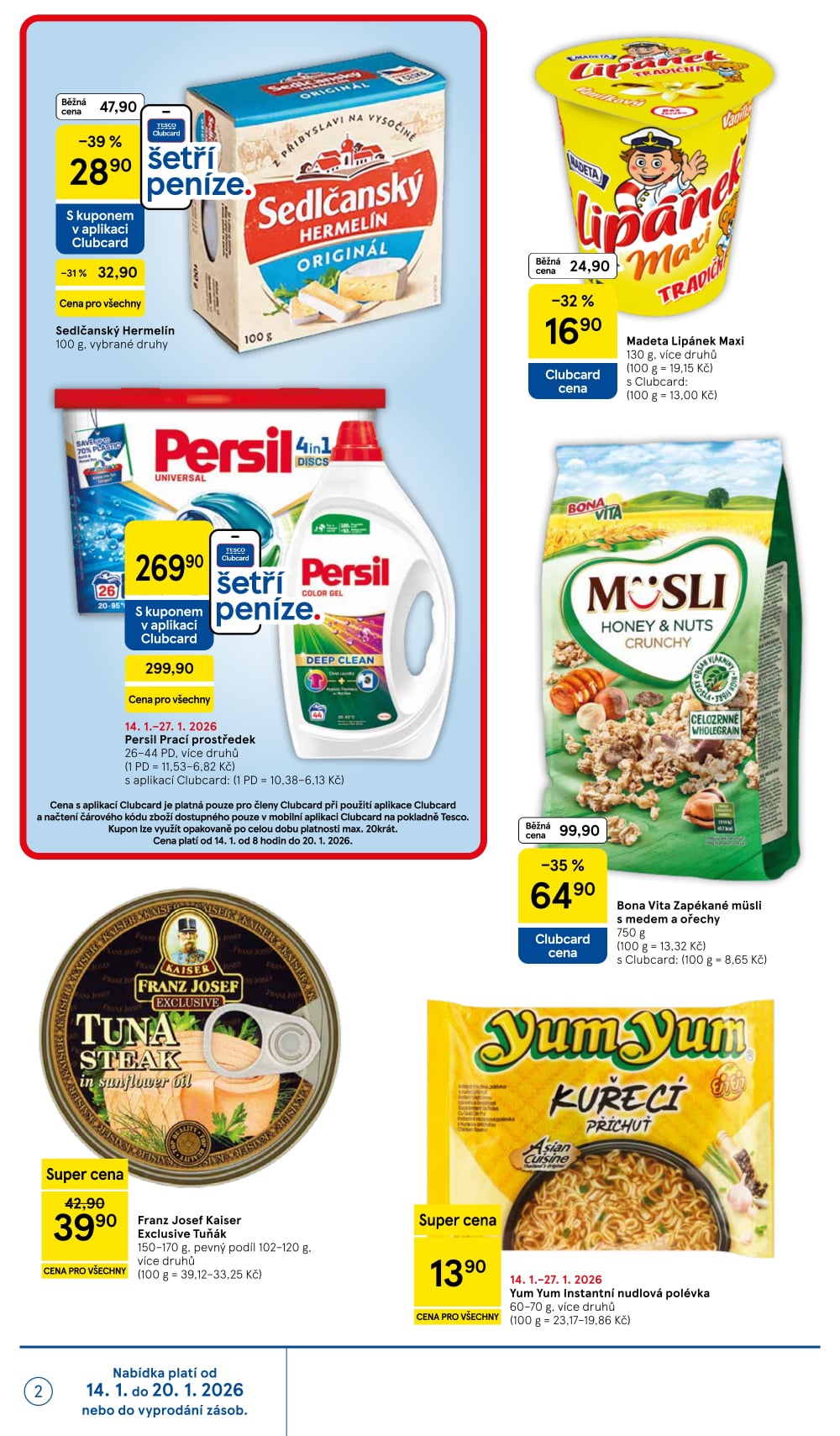 Leták Tesco supermarket leták - strana 2