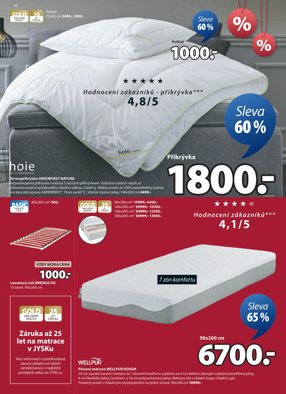 Leták Jysk leták - Výprodej až 65 % - strana 11