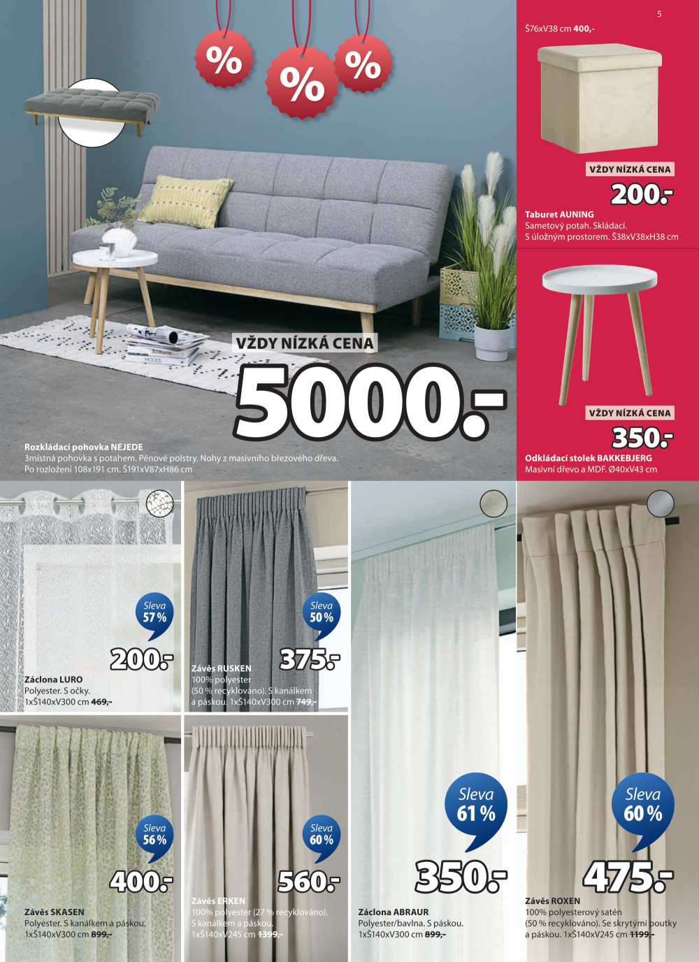 Leták Jysk leták - Výprodej až 65 % - strana 6
